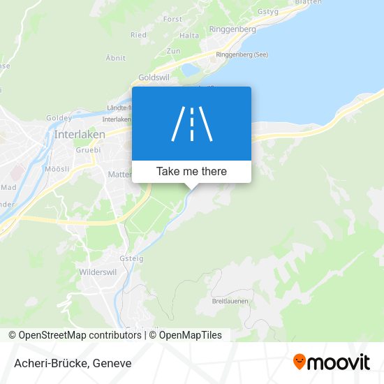 Acheri-Brücke map