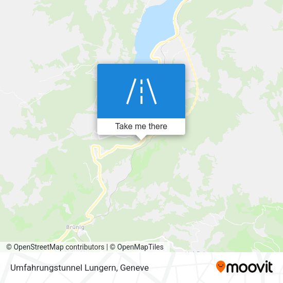 Umfahrungstunnel Lungern map