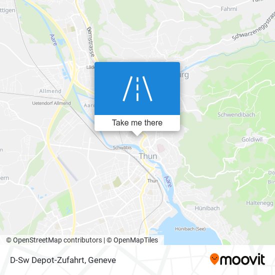 D-Sw Depot-Zufahrt map