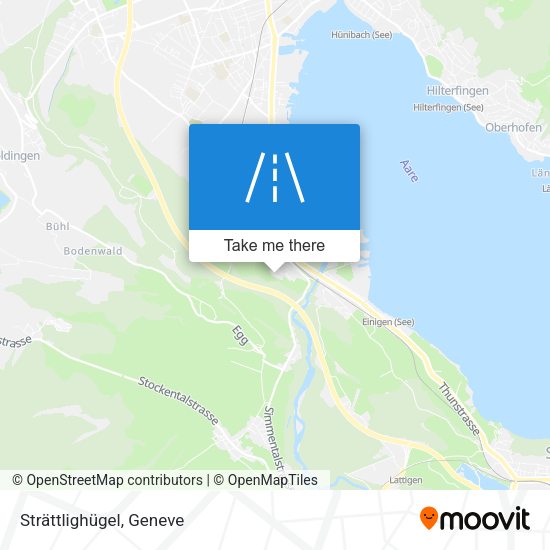 Strättlighügel map