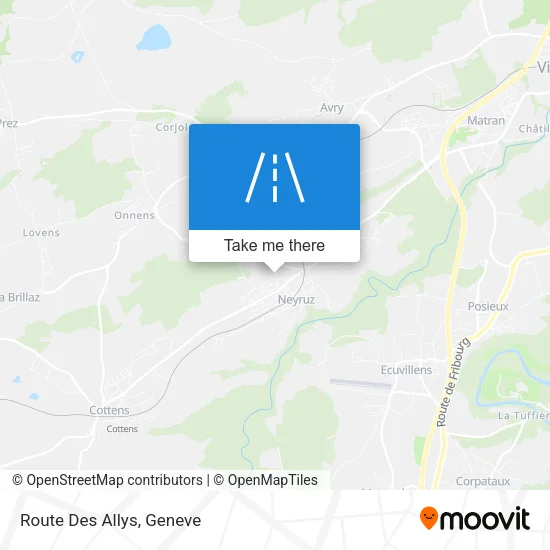 Route Des Allys map