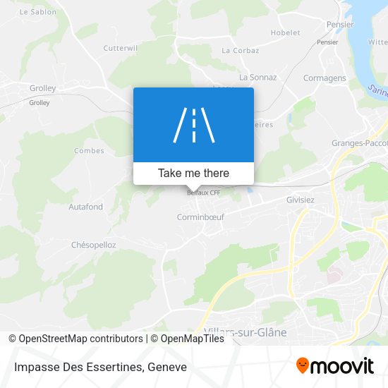 Impasse Des Essertines map
