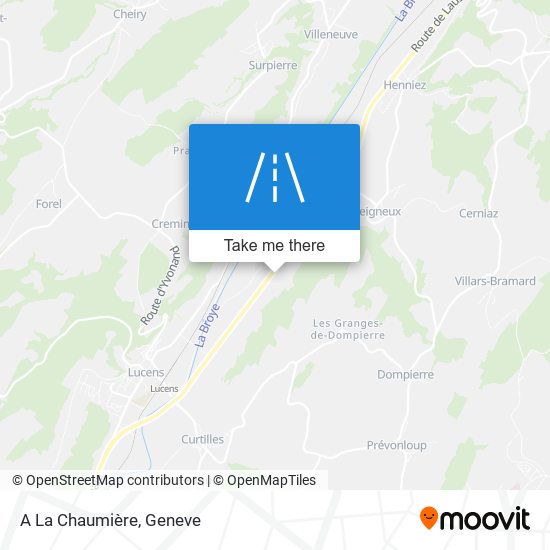 A La Chaumière map