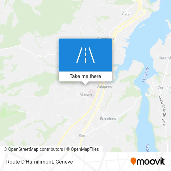 Route D'Humilimont plan