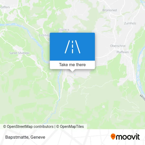 Bapstmatte map