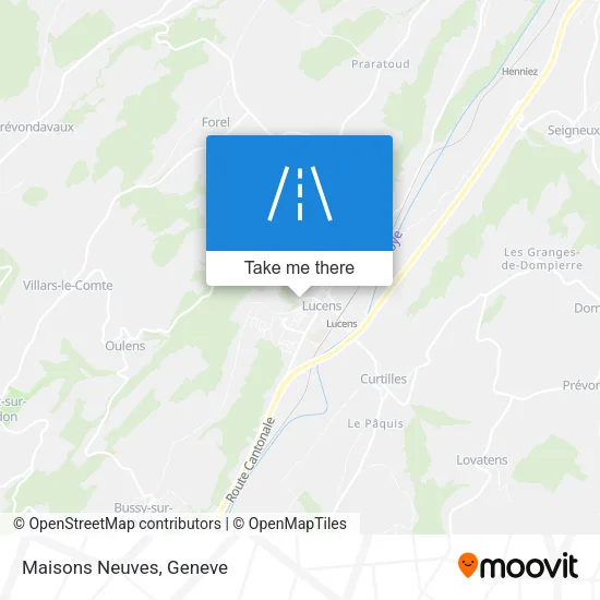 Maisons Neuves map