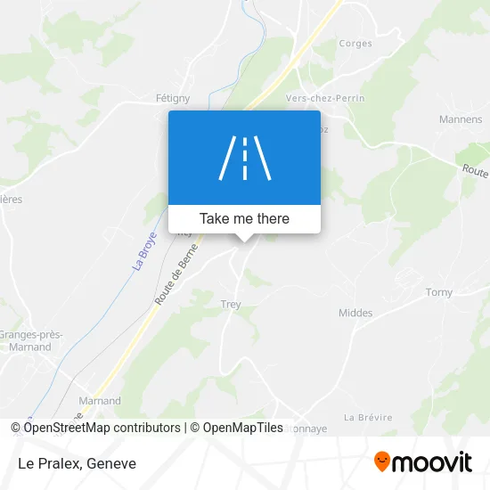 Le Pralex map
