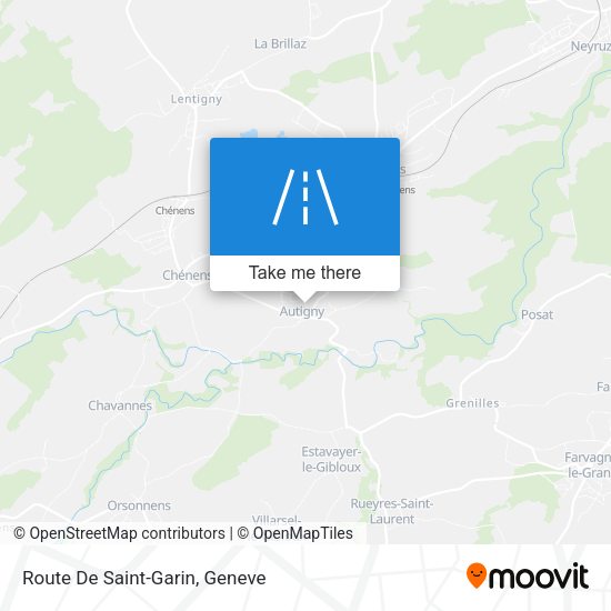 Route De Saint-Garin map