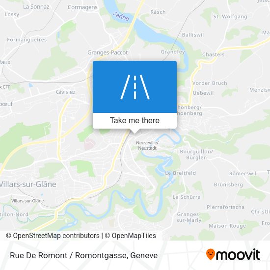 Rue De Romont / Romontgasse map