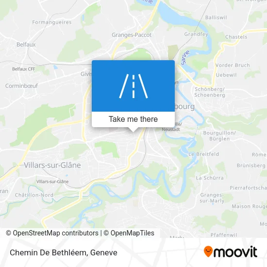 Chemin De Bethléem map