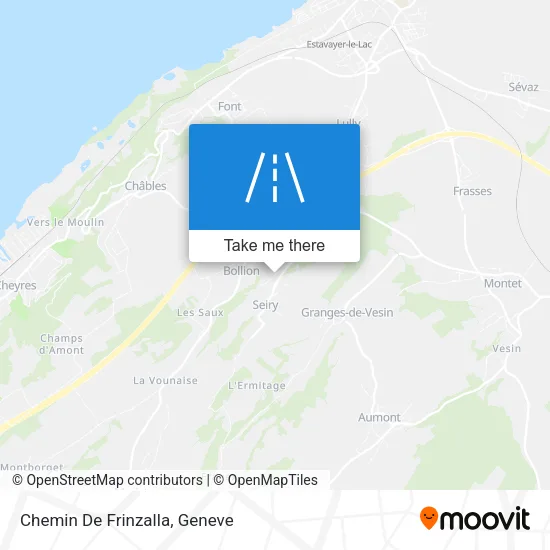 Chemin De Frinzalla map
