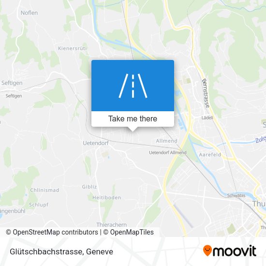 Glütschbachstrasse map