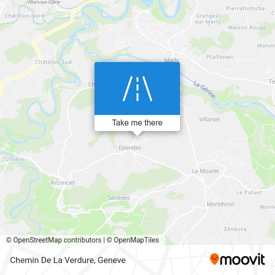 Chemin De La Verdure map