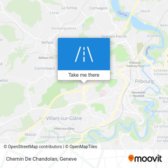 Chemin De Chandolan map