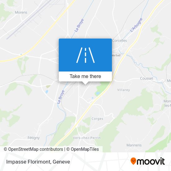 Impasse Florimont map