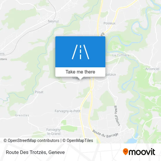 Route Des Trotzès map