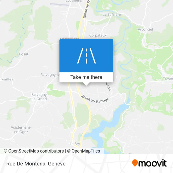 Rue De Montena plan