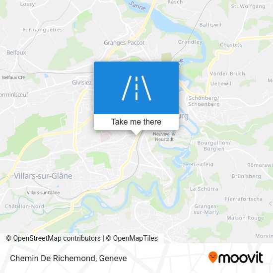 Chemin De Richemond map