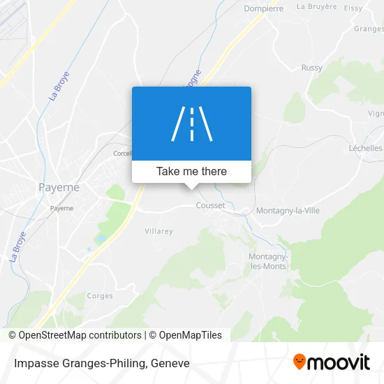 Impasse Granges-Philing map