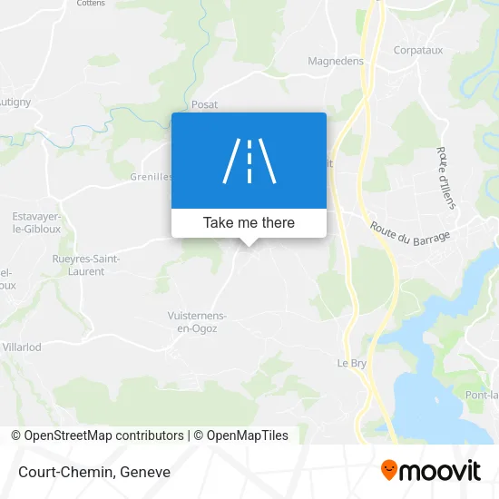 Court-Chemin map