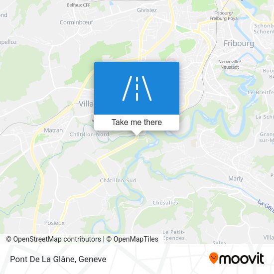 Pont De La Glâne map