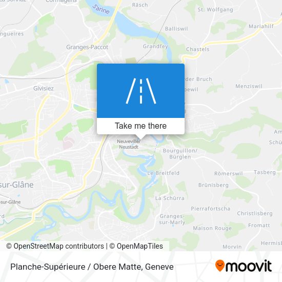 Planche-Supérieure / Obere Matte map