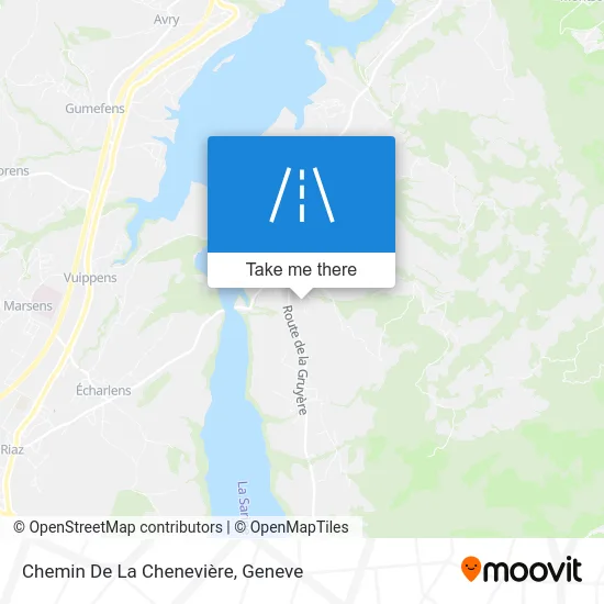 Chemin De La Chenevière map