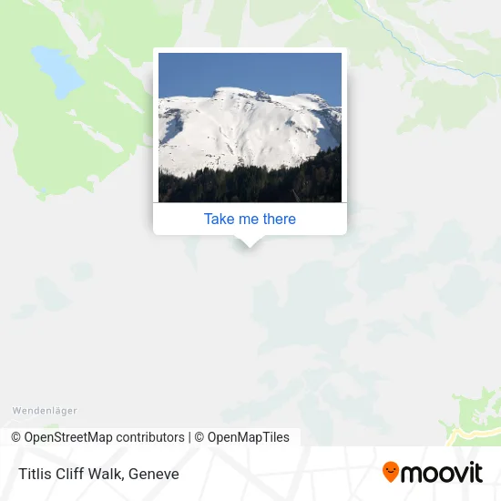 Titlis Cliff Walk map