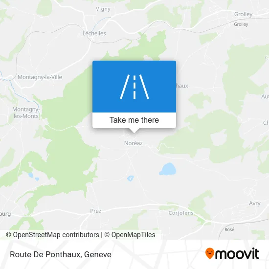 Route De Ponthaux map