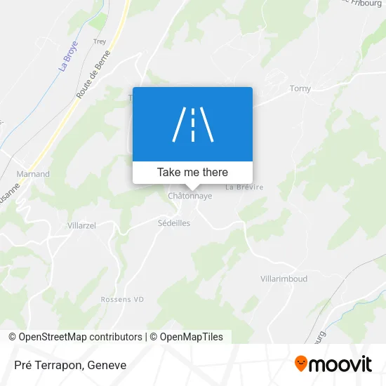 Pré Terrapon map