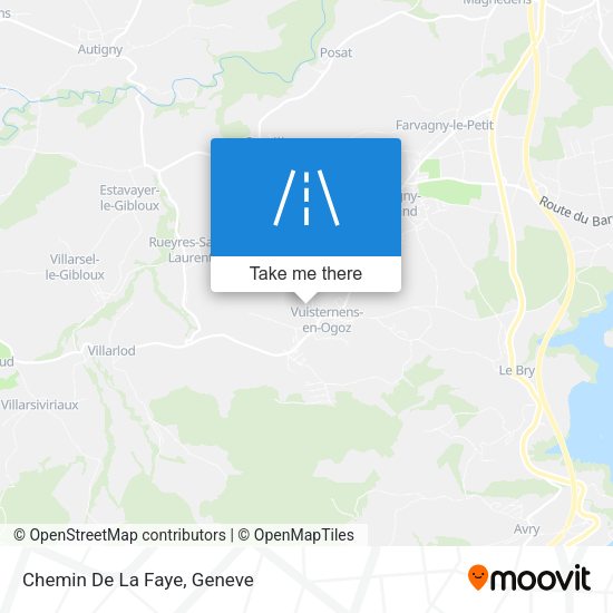 Chemin De La Faye map