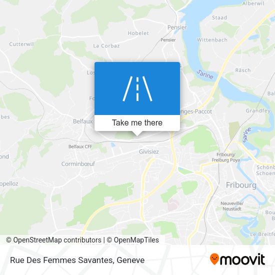 Rue Des Femmes Savantes map