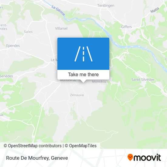 Route De Mourfrey map