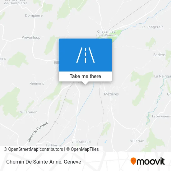 Chemin De Sainte-Anne map