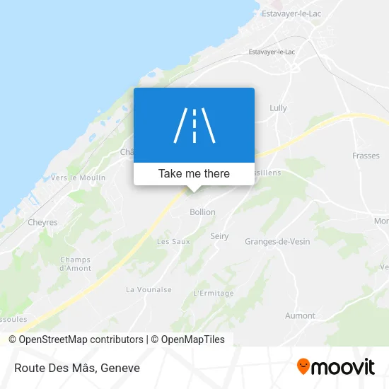 Route Des Mâs map