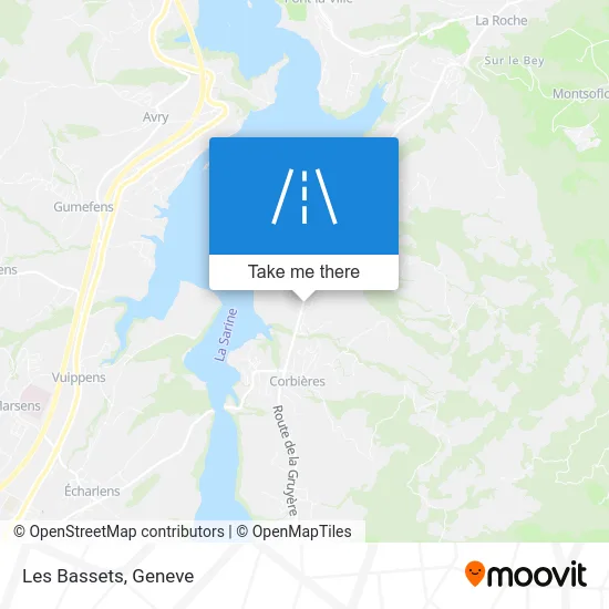 Les Bassets map
