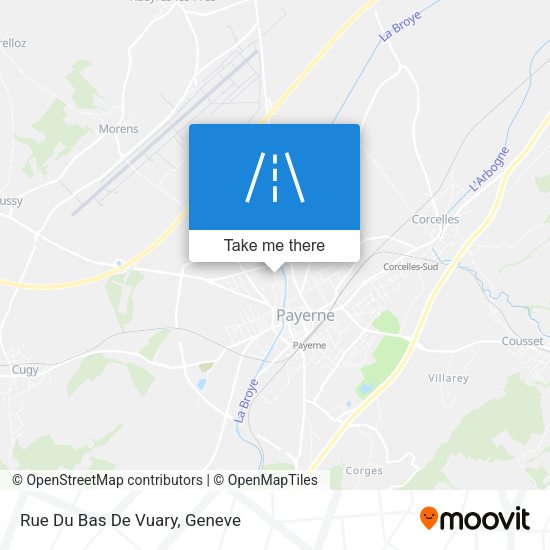 Rue Du Bas De Vuary map