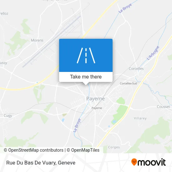 Rue Du Bas De Vuary map