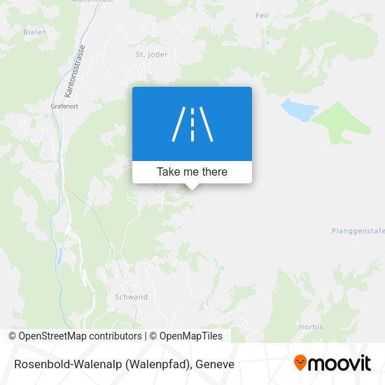 Rosenbold-Walenalp (Walenpfad) map