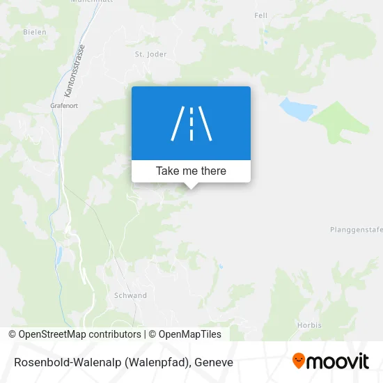 Rosenbold-Walenalp (Walenpfad) map