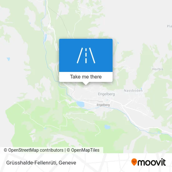 Grüsshalde-Fellenrüti map