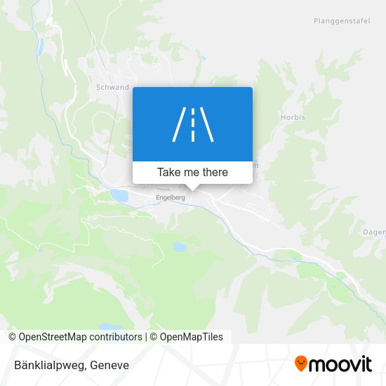 Bänklialpweg map