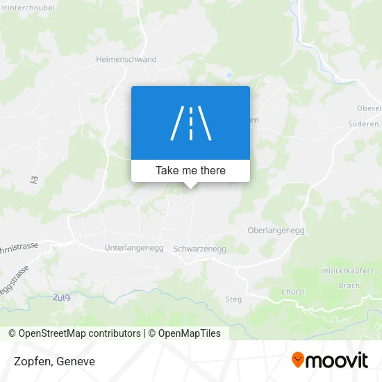 Zopfen map