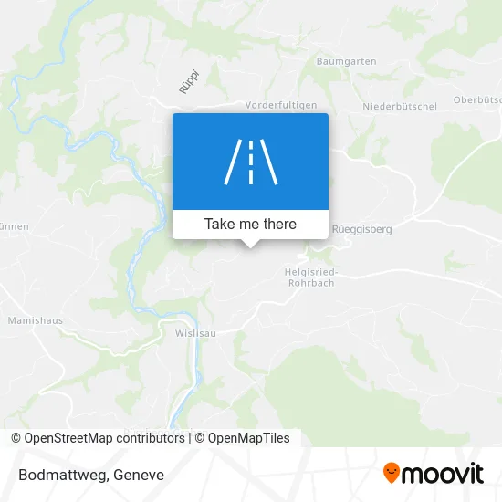 Bodmattweg map