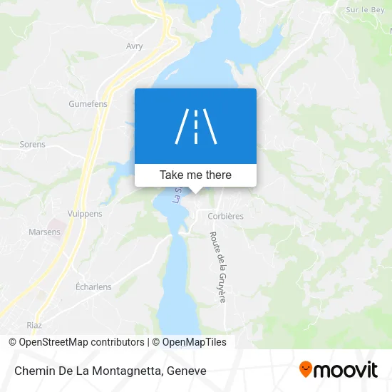 Chemin De La Montagnetta map