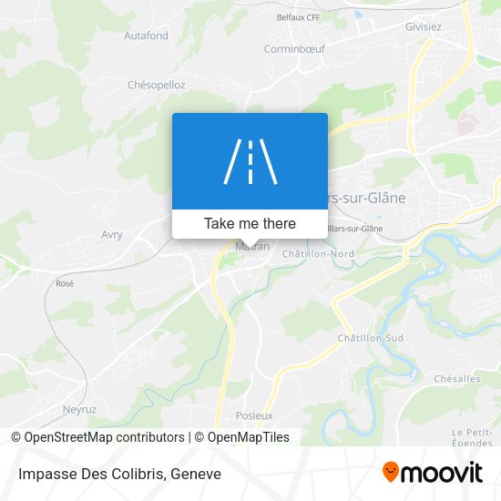 Impasse Des Colibris map