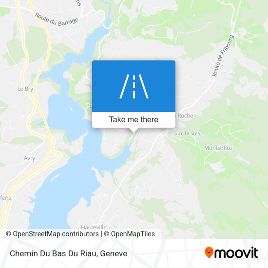 Chemin Du Bas Du Riau map
