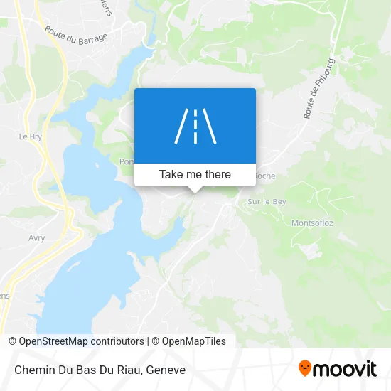 Chemin Du Bas Du Riau map