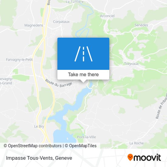 Impasse Tous-Vents map