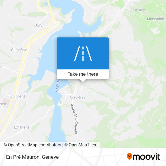 En Pré Mauron map